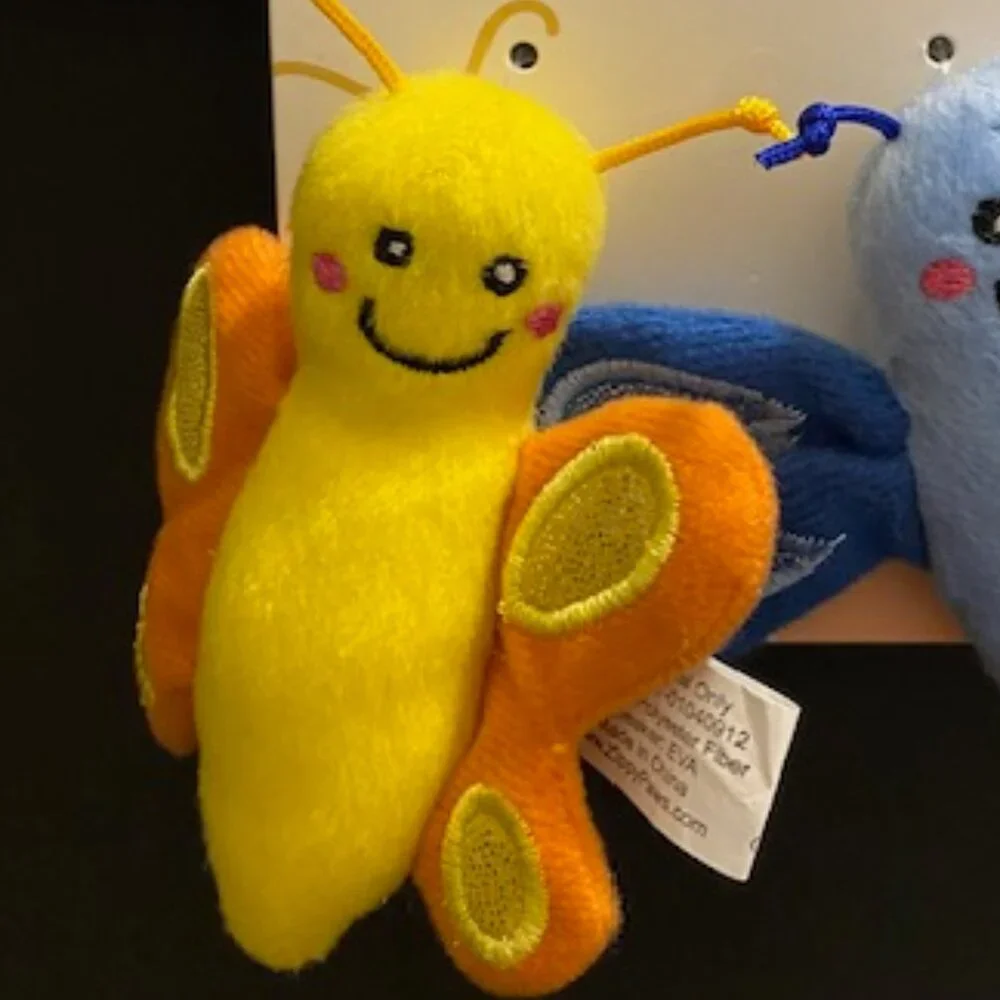 Zippy Claws: Interactive PLUSH CAT TOY (Butterfly and Dragonfly)